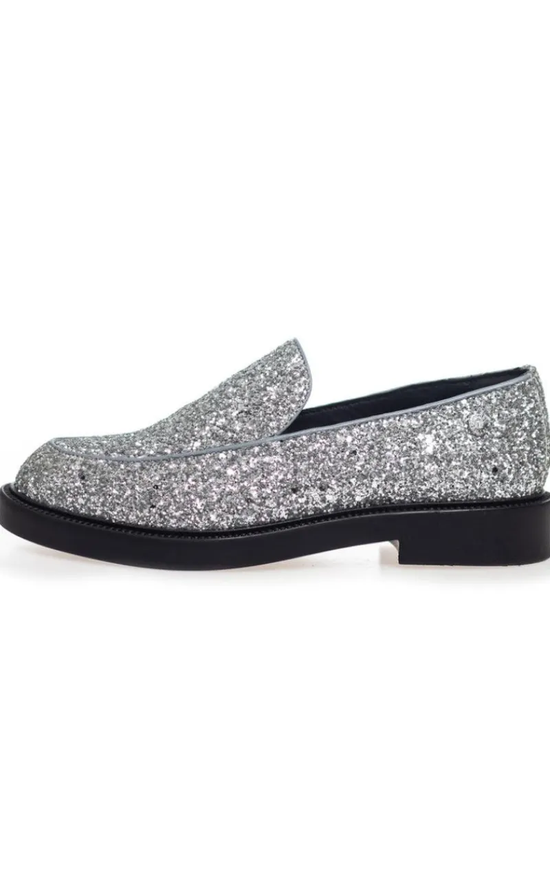 Hot Loafers - Loafer - Silver Loafers & Ballerinaer