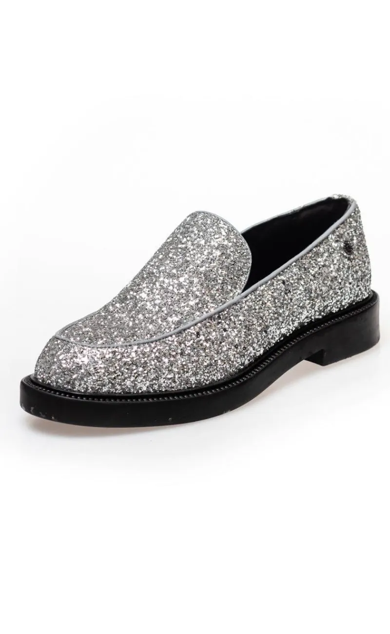 Hot Loafers - Loafer - Silver Loafers & Ballerinaer