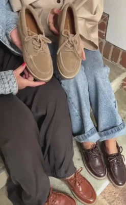 Best Loafers - The Walk - Leather Cognac Loafers & Ballerinaer