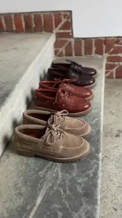 Best Loafers - The Walk - Leather Cognac Loafers & Ballerinaer