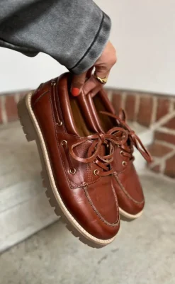 Best Loafers - The Walk - Leather Cognac Loafers & Ballerinaer