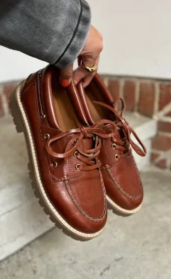 Best Loafers - The Walk - Leather Cognac Loafers & Ballerinaer