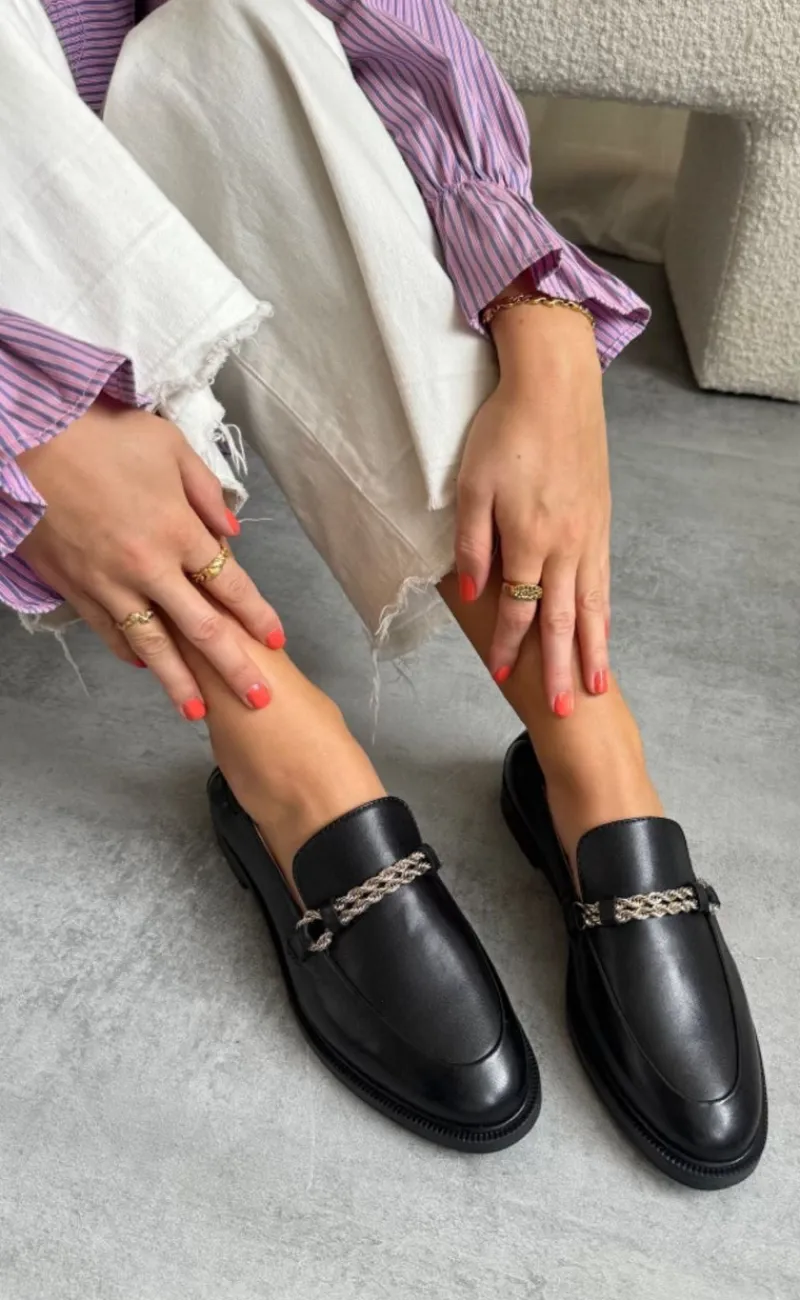 Loafers - Love And Walk - Black Loafers & Ballerinaer