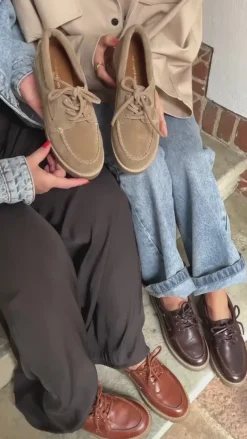 Online Loafers - The Walk - Suede Biscuit Loafers & Ballerinaer