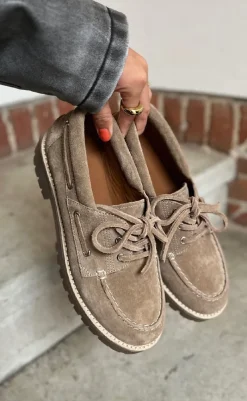 Online Loafers - The Walk - Suede Biscuit Loafers & Ballerinaer