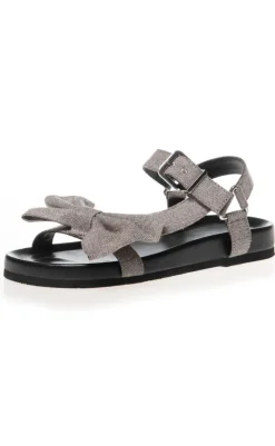 Discount Sandal - The Summer Breeze - Grey Denim Sandaler
