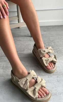 Hot Sandaler - Come To Me Suede - Biscuit Sandaler