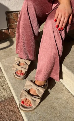 Hot Sandaler - Come To Me Suede - Biscuit Sandaler