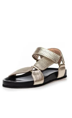 Sandaler - Carrie Leather - Gold Sandaler