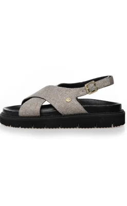 Outlet Sandaler - Summertime - Grey Denim Sandaler