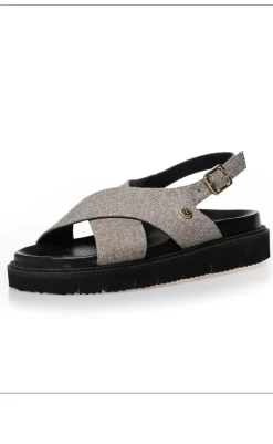 Outlet Sandaler - Summertime - Grey Denim Sandaler