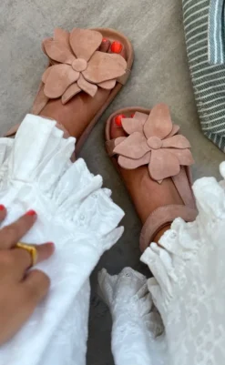 New Sandaler - My Flowers - Papaya Sandaler