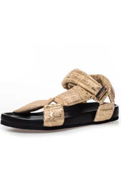 Clearance Sandaler - Carrie Moon - Gold Snake Sandaler