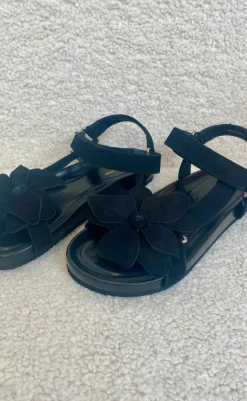 Clearance Sandaler - My Flowers - Black Sandaler