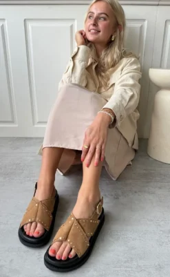 Sandaler - Stronger Studs - Safari Sandaler