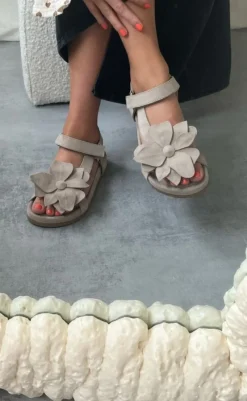 Discount Sandaler - My Flowers - Biscuit Sandaler