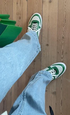 Outlet Sneaker - Paris Walk - Green / White Sneakers