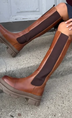 Outlet Støvle - Follow Me - Cognac Støvler