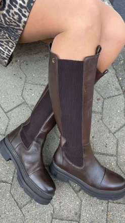 Hot Støvle - Follow Me And More - Dk Brown Støvler