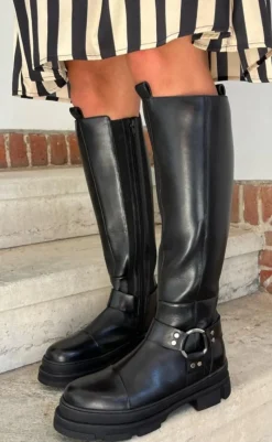 Outlet Støvler - Follow And Rock - Black Støvler