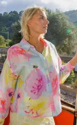 Hot Bluse - Gina - Pale Peony Bluser