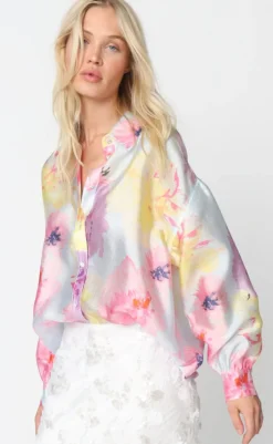 Hot Bluse - Gina - Pale Peony Bluser