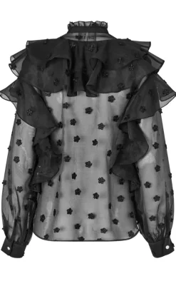 New Bluse - Sylvia - Black Bluser