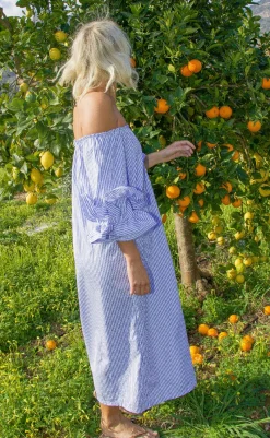 Kjole - Ita - Blue Stripe Kjoler