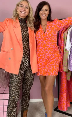 New Kjole - Yvonne - Pink Leo Kjoler