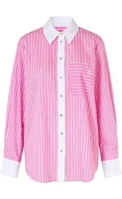 Outlet Skjorte - Brenda - Pink Stripe Skjorter