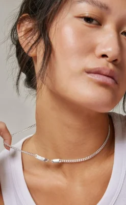 Clearance Halskæde - Nadia - Silver Colour Smykker