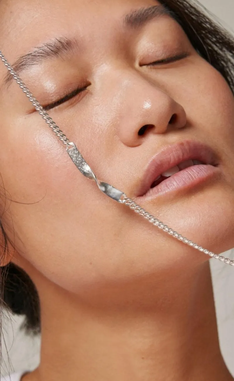 Clearance Halskæde - Nadia - Silver Colour Smykker