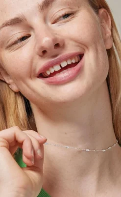 Sale Halskæde- Kia - Silver Colour Smykker