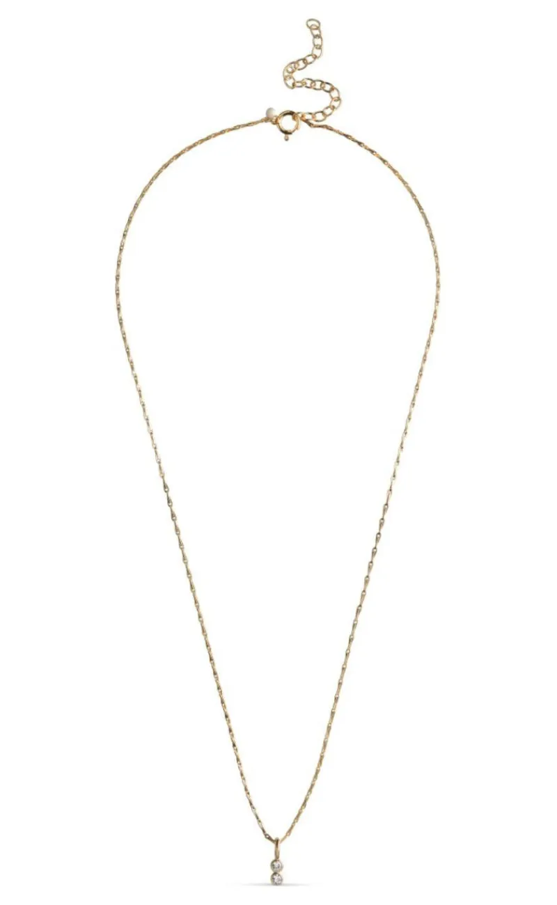 Online Halskæde - Twin - Forgyldt Smykker