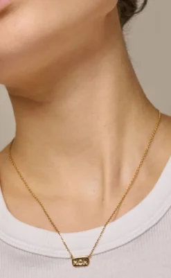 Discount Halskæde - Mom - Gold Colour Smykker