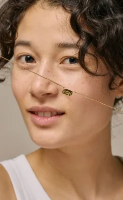 Discount Halskæde - Mom - Gold Colour Smykker