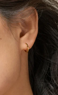 Best Øreringe - Classic Hoops - Gold Colour Smykker