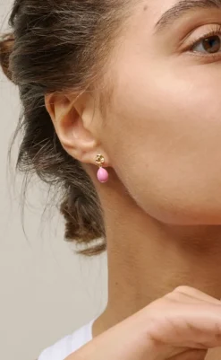 Sale Øreringe - Poe - Pink Smykker