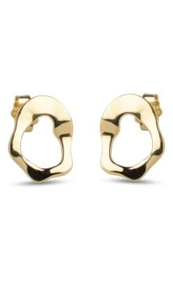 Øreringe - Daphne - Forgyldt Smykker