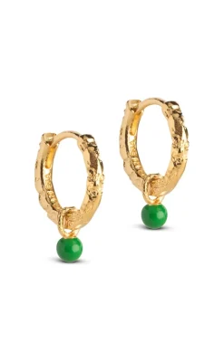 New Øreringe - Belle - Grass Green Smykker