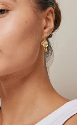 Hot Øreringe - Kim - Gold Colour Smykker