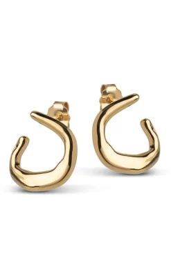 Outlet Øreringe - Inga - Gold Colour Smykker