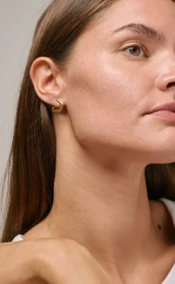 Outlet Øreringe - Inga - Gold Colour Smykker