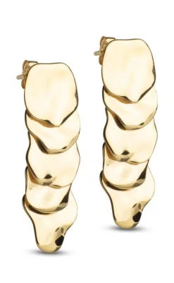 Outlet Øreringe - Sahara - Forgyldt Smykker