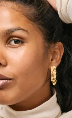 Outlet Øreringe - Sahara - Forgyldt Smykker