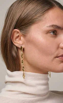 Discount Øreringe - India - Gold Colour Smykker