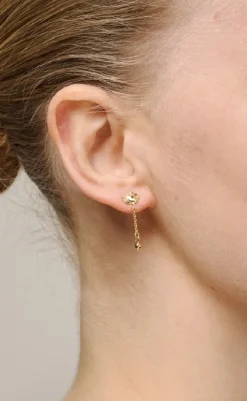 Online Øreringe - Sunshine Drop - Gold Colour Smykker