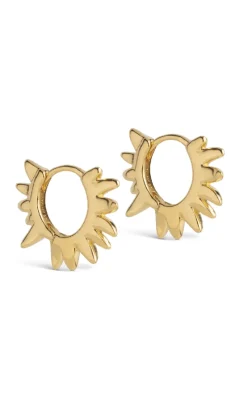 Øreringe - Sunshine Leaves - Gold Colour Smykker