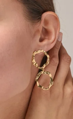 Clearance Øreringe - Miriam - Gold Colour Smykker