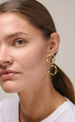 Clearance Øreringe - Miriam - Gold Colour Smykker